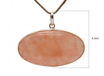 Rose Quartz Gemstone Studded Pendant GP4982