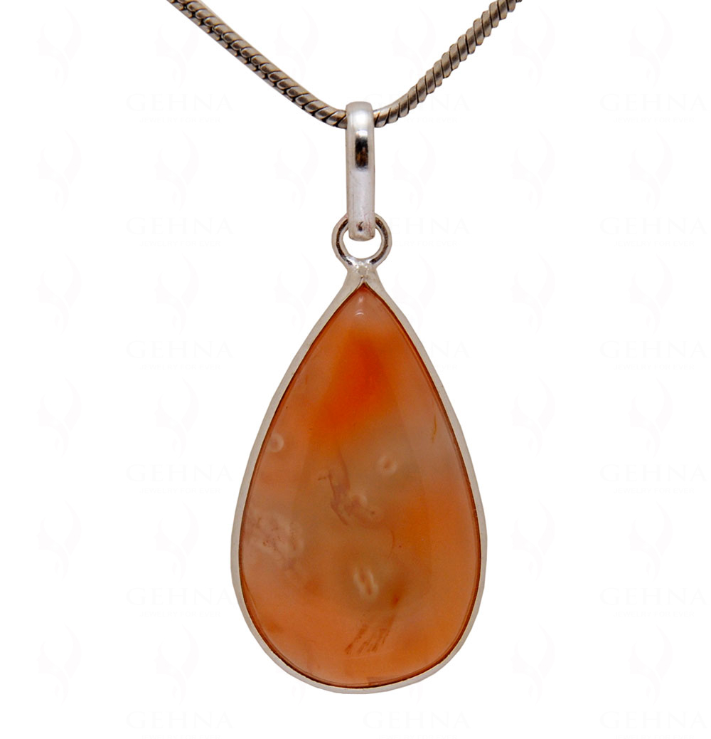 Onyx Gemstone Studded Pendant GP4992