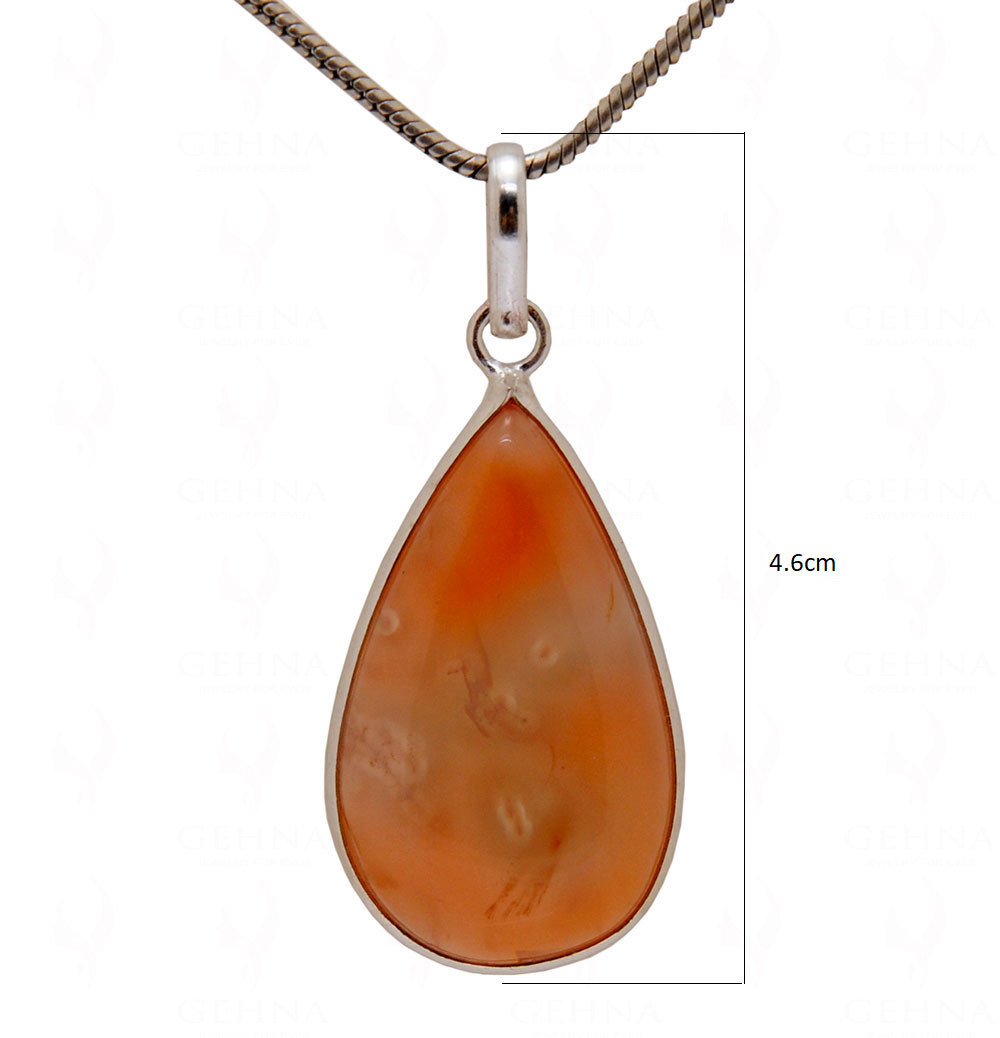 Onyx Gemstone Studded Pendant GP4992