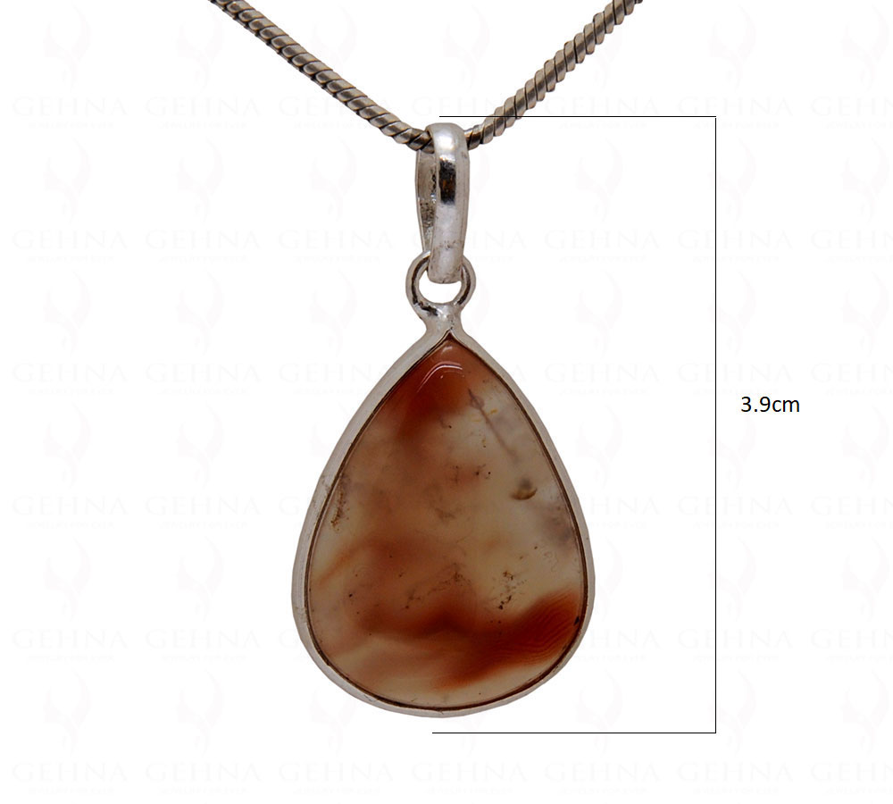 Onyx Stone Studded Pendant GP5001