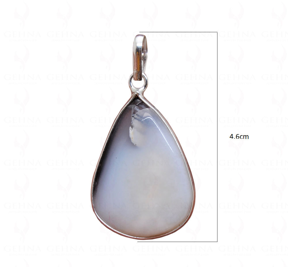 Dendritic Agate Gemstone Studded Locket GP5070