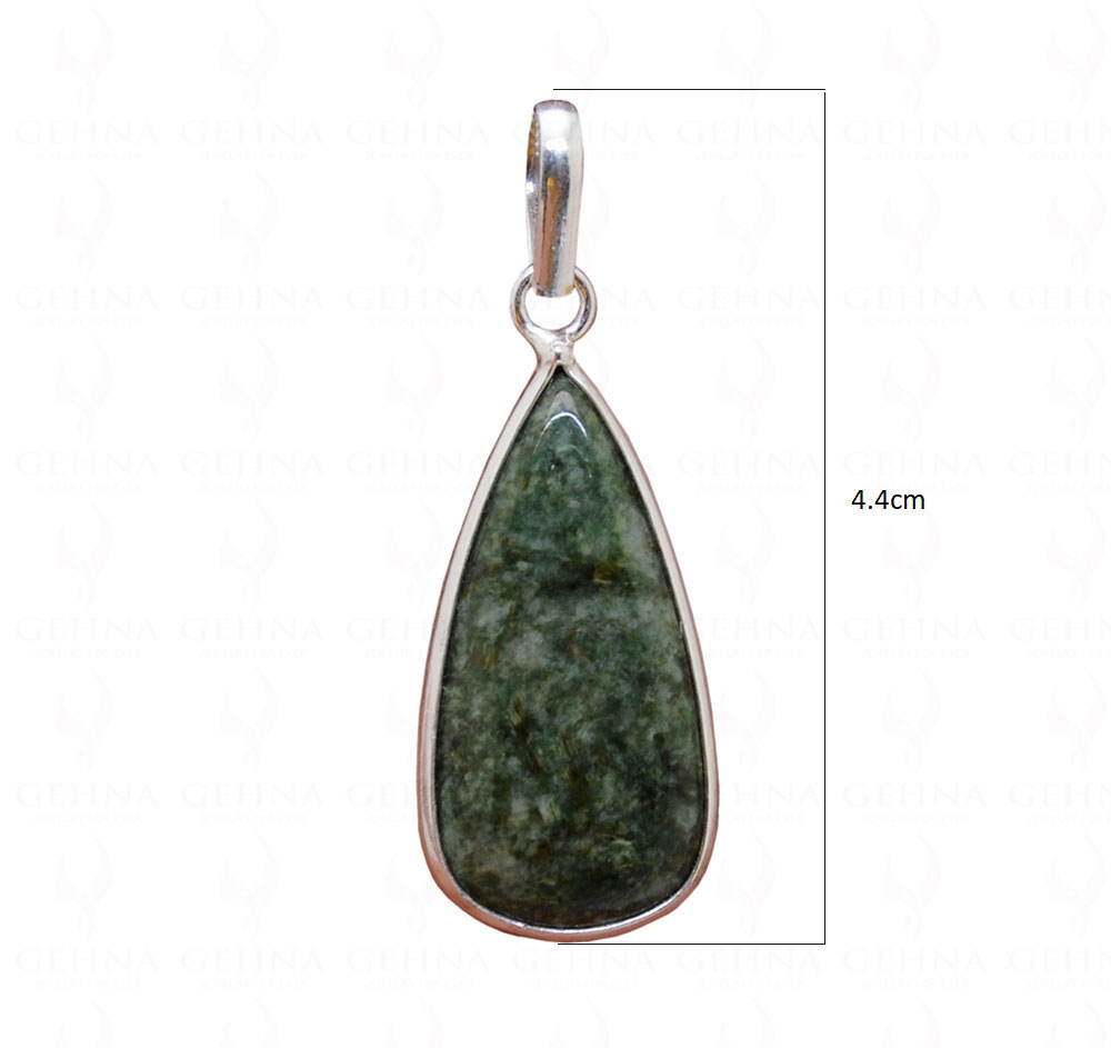 Green Jasper Gemstone Studded Pendant GP5088