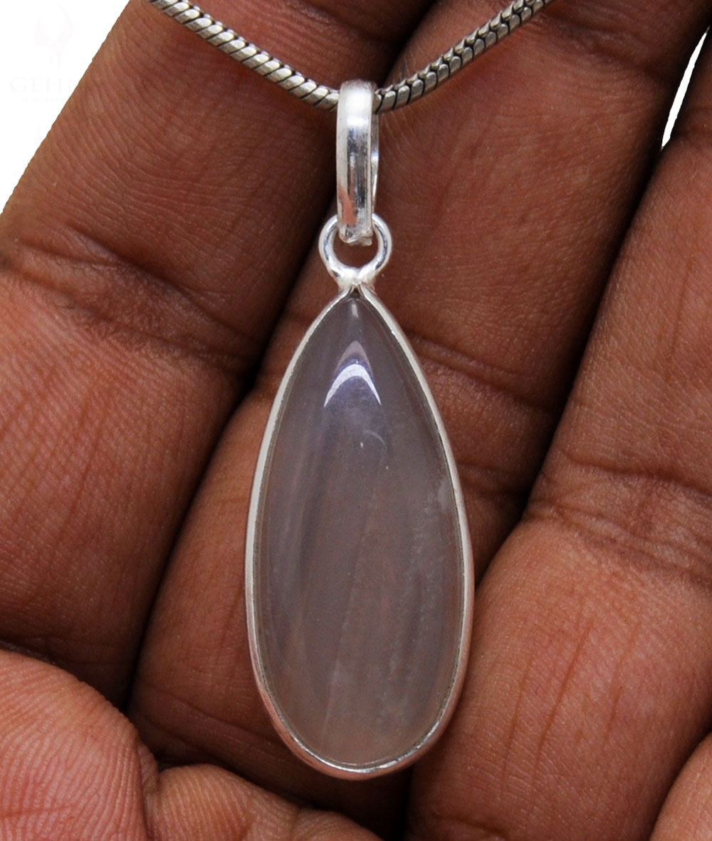 Onyx Stone Studded Pendant GP5093