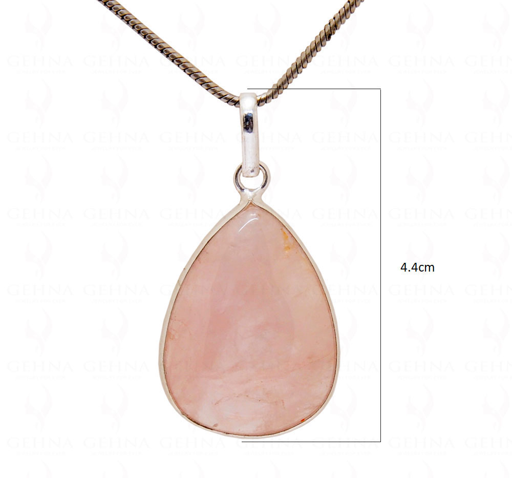 Rose Quartz Gemstone Studded Pendant GP5099