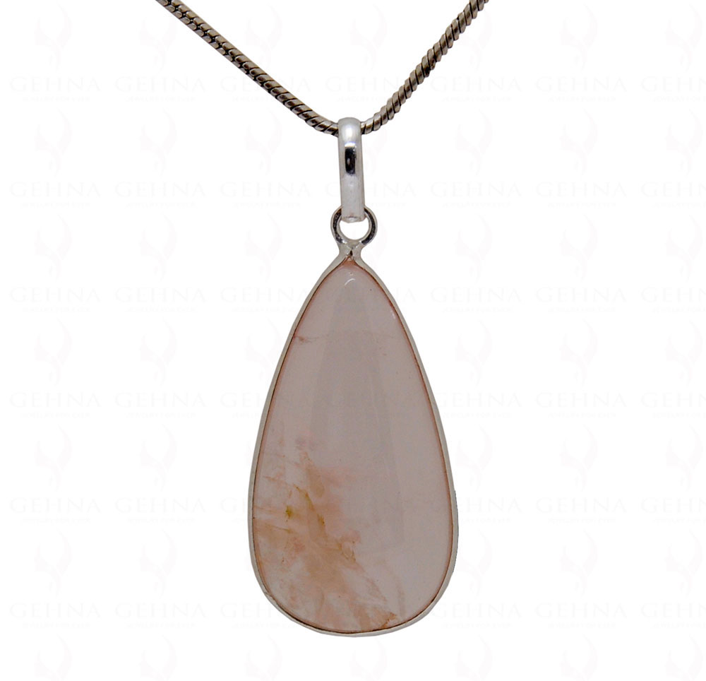 Rose Quartz Gemstone Studded Pendant GP5110