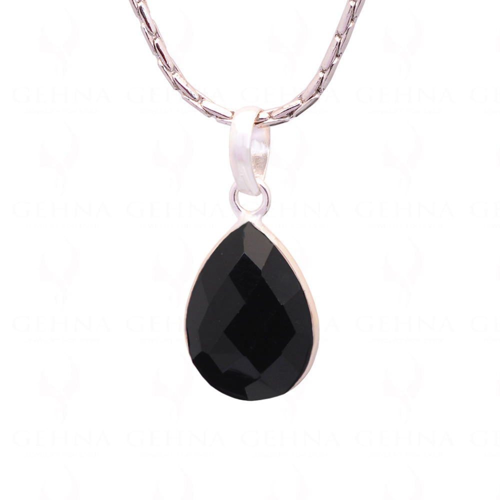 Spinel Pear Shape Gemstone Studded Silver Pendant – Gp5209