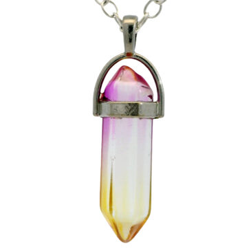 Rainbow Quartz For Protection & Positivity Silver Plated