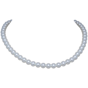8 MM Pearl Round Cabochon Bead Strand