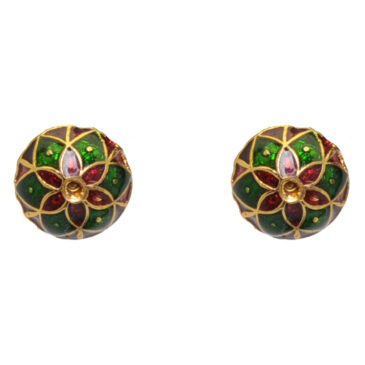Gehna Jaipur Multicolor Enamel Work Tops Earrings For Girls & Women FE-1420
