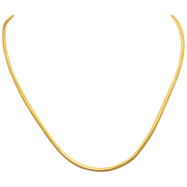 Gehna Jaipur 2 Mm Gold Plated Snake Chain For Girls & Women GN-1600