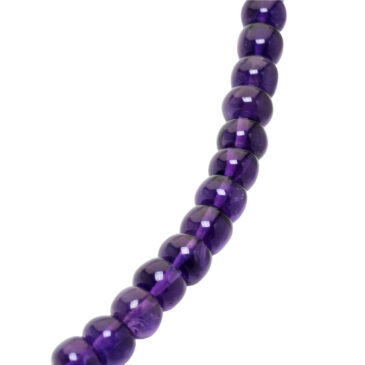 Pearl & Amethyst Gemstone Bead Necklace